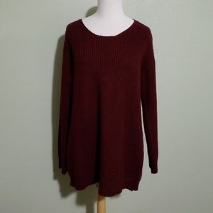 🚫SOLD🚫 Ark & Co Back Crossover Oversized Sweater